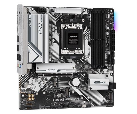 Płyta główna A620M PRO RS AM5 4DDR5 HDMI/DP M.2 mATX Płyta główna A620M PRO RS AM5 4DDR5 HDMI/DP M.2 mATX