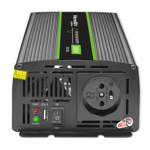 Przetwornica napięcia Monolith | 1000W | 2000W | 24V na 230V | Czysty Sinus Przetwornica napięcia Monolith | 1000W | 2000W | 24V na 230V | Czysty Sinus