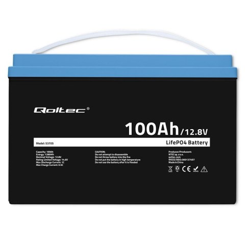 Akumulator LiFePO4 Litowo-Żelazowo-Fosforanowy | 12.8V " 100Ah | 1280Wh | BMS Akumulator LiFePO4 Litowo-Żelazowo-Fosforanowy | 12.8V " 100Ah | 1280Wh | BMS