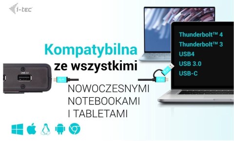 Stacja dokująca USB 3.0 / USB-C / Thunderbolt 2x HDMI + Power Delivery 100W Stacja dokująca USB 3.0 / USB-C / Thunderbolt 2x HDMI + Power Delivery 100W