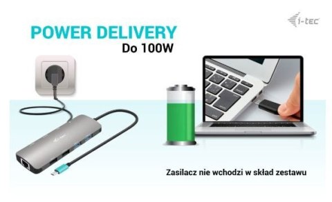 Stacja dokująca USB-C Metal Nano 2x HDMI Display + Power Delivery 100W Stacja dokująca USB-C Metal Nano 2x HDMI Display + Power Delivery 100W