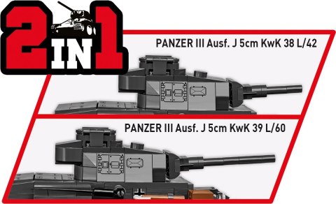 Klocki Historical Collection WWII Panzer III Ausf. J 590 klocków Klocki Historical Collection WWII Panzer III Ausf. J 590 klocków