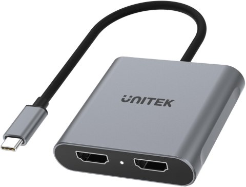 Adapter Unitek USB-C na 2x HDMI Adapter Unitek USB-C na 2x HDMI