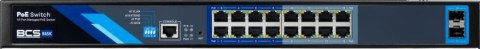 Switch PoE BCS BASIC BCS-B-SP16G-2SFP-M Switch PoE BCS BASIC BCS-B-SP16G-2SFP-M