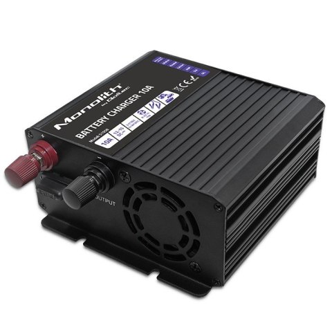 Inteligentna łaowarka Monolith do akumulatorów LiFePO4 AGM GEL SLA | 10A | 12V Inteligentna łaowarka Monolith do akumulatorów LiFePO4 AGM GEL SLA | 10A | 12V