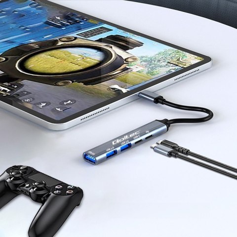 HUB adapter USB-C 3.1 5w1 | USB-C PD | USB-C | 2x USB 2.0 | USB 3.0 HUB adapter USB-C 3.1 5w1 | USB-C PD | USB-C | 2x USB 2.0 | USB 3.0