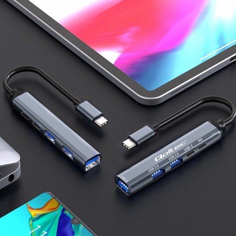HUB adapter USB-C 3.1 5w1 | USB-C PD | USB-C | 2x USB 2.0 | USB 3.0 HUB adapter USB-C 3.1 5w1 | USB-C PD | USB-C | 2x USB 2.0 | USB 3.0