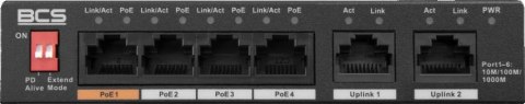 Switch PoE BCS LINE BCS-L-SP04G02G(2) Switch PoE BCS LINE BCS-L-SP04G02G(2)