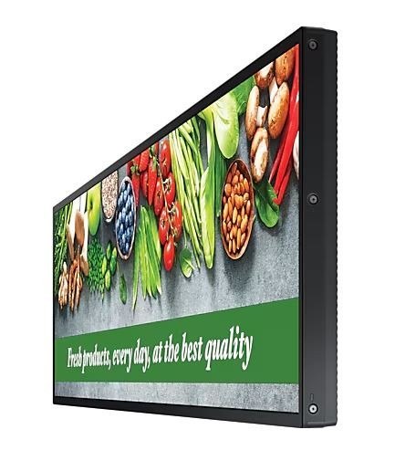 Monitor profesjonalny SH37C 37 cali 16:4,5 Matowy 24h/7 700(cd/m2) 1920x540 S10 Player (Tizen 7, VXT Ready) Wi-Fi/BT 3 lata d2d Monitor profesjonalny SH37C 37 cali 16:4,5 Matowy 24h/7 700(cd/m2) 1920x540 S10 Player (Tizen 7, VXT Ready) Wi-Fi/BT 3 lata d2d