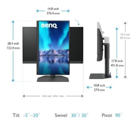 Monitor 27 cali SW272Q 2K LED 5ms/IPS/60HZ/FOTO Monitor 27 cali SW272Q 2K LED 5ms/IPS/60HZ/FOTO