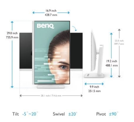 Monitor 31.5 cala GW3290QT 2K 5ms/IPS/HDMI/75Hz Monitor 31.5 cala GW3290QT 2K 5ms/IPS/HDMI/75Hz