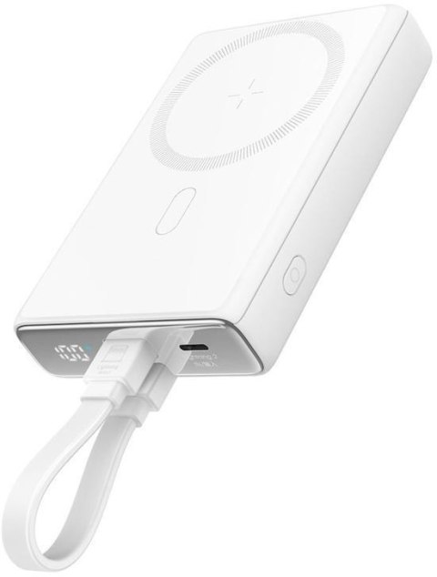 Powerbank Joyroom JR-PBM01 10000mAh 20W 1x USB-C 2x Lightning biały + kabel Powerbank Joyroom JR-PBM01 10000mAh 20W 1x USB-C 2x Lightning biały + kabel