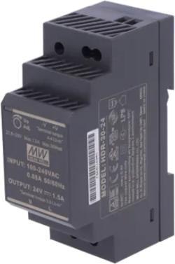 Przewodowy zasilacz 24v dc 30w na szynę din czarny ZS-24/30 Tech Sterowniki Przewodowy zasilacz 24v dc 30w na szynę din czarny ZS-24/30 Tech Sterowniki