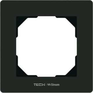 Ramka pojedyncza czarna FG-01 Tech Sterowniki