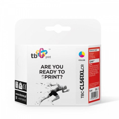 Tusz do Canon Pixma TS5350 CL-561XL TBC-CL561XLCR Color refabrykowany Tusz do Canon Pixma TS5350 CL-561XL TBC-CL561XLCR Color refabrykowany