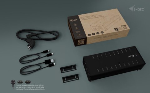 I-tec USB-C/USB-A Metal Charging + data HUB 15W per port 20x USB-C I-tec USB-C/USB-A Metal Charging + data HUB 15W per port 20x USB-C