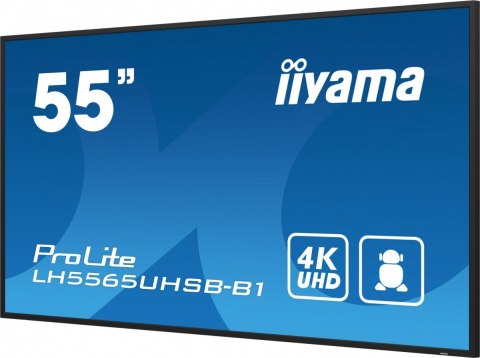 Monitor 55 cali LH5565UHSB-B1, 24/7, IPS, ANDROID 11, 4K, 800cd, iiSignage2, SDM, 2x HDMI, DP, 2x USB,2x 10W, RJ45, WiFi, 4/32GB Monitor 55 cali LH5565UHSB-B1, 24/7, IPS, ANDROID 11, 4K, 800cd, iiSignage2, SDM, 2x HDMI, DP, 2x USB,2x 10W, RJ45, WiFi, 4/32GB