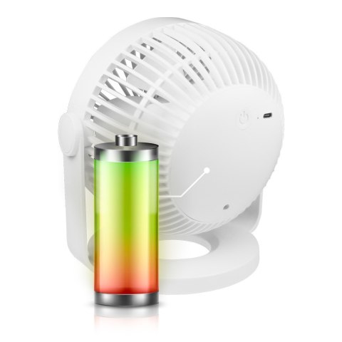 Wentylator biurkowy USB AD-01 White Wentylator biurkowy USB AD-01 White