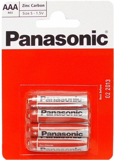 Bateria R03/4BP (AAA) PANASONIC (blister 4 szt.) Bateria R03/4BP (AAA) PANASONIC (blister 4 szt.)