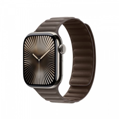 Pasek karbowany magnetyczny w kolorze szarobrązowym do koperty 42 mm - rozmiar S/M Pasek karbowany magnetyczny w kolorze szarobrązowym do koperty 42 mm - rozmiar S/M