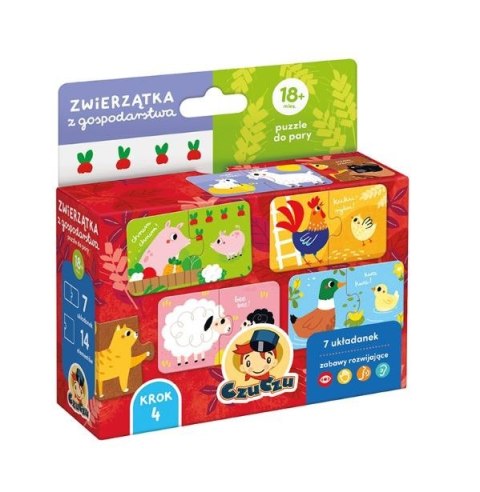 Puzzle do pary - Zwierzątka z gospodarstw Puzzle do pary - Zwierzątka z gospodarstw