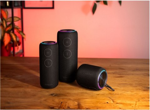 Głośnik bluetooth SIRIUS 2 MINI czarny moc 16W, LED, TWS Głośnik bluetooth SIRIUS 2 MINI czarny moc 16W, LED, TWS