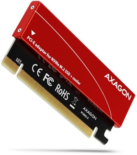 Axagon PCEM2-S Adapter wewnętrzny PCIe x16, 1x M.2 NVMe M-ke Axagon PCEM2-S Adapter wewnętrzny PCIe x16, 1x M.2 NVMe M-ke