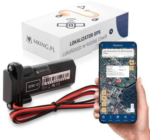 Lokalizator GPS Mking MK02 Śledzenie Pojazdu Łodzi Lokalizator GPS Mking MK02 Śledzenie Pojazdu Łodzi