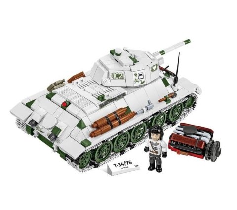 Klocki Czołg T34-76 model 1941-42 852 elementów Klocki Czołg T34-76 model 1941-42 852 elementów