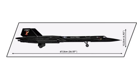 Klocki Samolot Lockheed SR-71 1374 elementów Klocki Samolot Lockheed SR-71 1374 elementów
