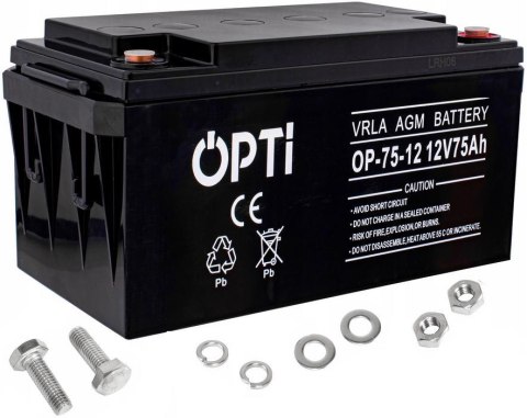 Akumulator Volt Polska AGM Opti 75Ah Akumulator Volt Polska AGM Opti 75Ah