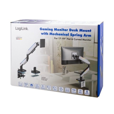 Uchwyt do monitora,VESA 17-49 cali gazowy, max. 20kg Uchwyt do monitora,VESA 17-49 cali gazowy, max. 20kg