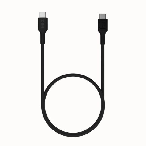 Kabel USB-C-USB-C PowerFlex 100W silikonowy 1.2m czarny Kabel USB-C-USB-C PowerFlex 100W silikonowy 1.2m czarny