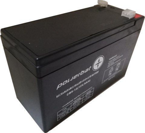 Akumulator AGM POWERBAT CB 12V 9Ah Akumulator AGM POWERBAT CB 12V 9Ah