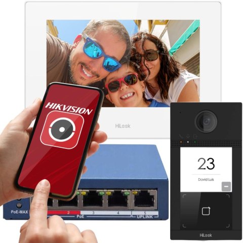 Zestaw wideodomofonowy IP Hilook by Hikvision IP-VIS-Pro-W Zestaw wideodomofonowy IP Hilook by Hikvision IP-VIS-Pro-W