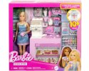 Zestaw z lalką baristką Barbie Kawiarnia