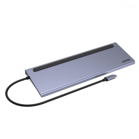 HUB USB-C 11w1 USB-C, RJ45, PD 100W, 2x HDMI, VGA, SD; D1022B HUB USB-C 11w1 USB-C, RJ45, PD 100W, 2x HDMI, VGA, SD; D1022B