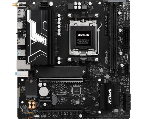 Płyta główna B850M-X WIFI R2.0 AM5 2DDR5 M.2 USBC mATX Płyta główna B850M-X WIFI R2.0 AM5 2DDR5 M.2 USBC mATX