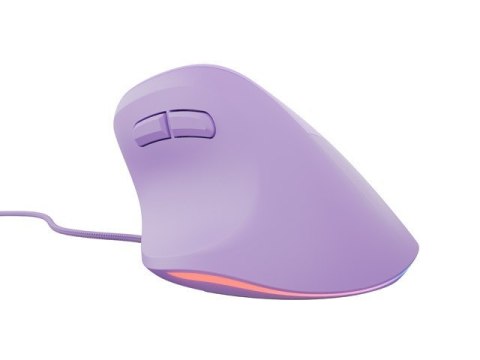 Mysz wertykalna CRAKE 2 PRO 128000DPI optyczna lawendowa Mysz wertykalna CRAKE 2 PRO 128000DPI optyczna lawendowa