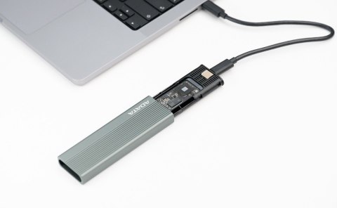 Obudowa zewnętrzna SSD M.2 EC680 USB3.2C 10Gbps Obudowa zewnętrzna SSD M.2 EC680 USB3.2C 10Gbps