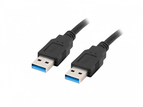 Kabel USB-A M/M 3.0 1.0m czarny Kabel USB-A M/M 3.0 1.0m czarny