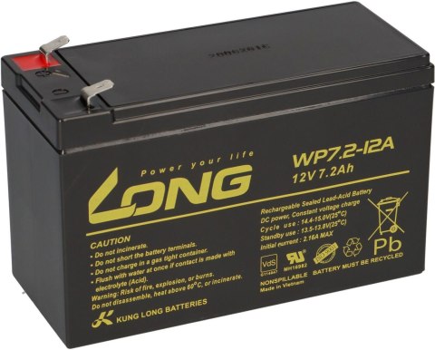 Akumulator AGM LONG 12V 7,2Ah VdS Akumulator AGM LONG 12V 7,2Ah VdS