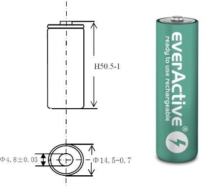 Akumulatorki AA / R06 Ni-MH everActive 1100mAh Infinity Line 3000 cykli (blister 4 szt.) Akumulatorki AA / R06 Ni-MH everActive 1100mAh Infinity Line 3000 cykli (blister 4 szt.)