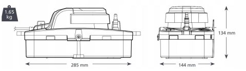 POMPKA DO SKROPLIN ASPEN FP3349 HI-FLOW MAX 1.7 L POMPKA DO SKROPLIN ASPEN FP3349 HI-FLOW MAX 1.7 L