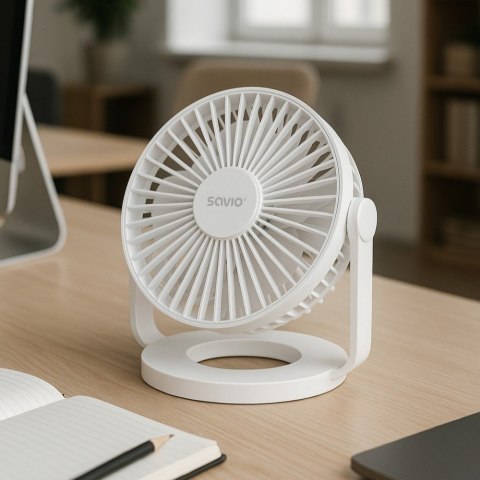 Wentylator biurkowy USB AD-01 White Wentylator biurkowy USB AD-01 White