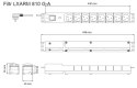 Listwa przeciwprzepięciowa LXARM 810, 3L, PDU, 1,5m, czarna Listwa przeciwprzepięciowa LXARM 810, 3L, PDU, 1,5m, czarna
