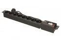 Listwa przeciwprzepięciowa LXARM 810, 3L, PDU, 1,5m, czarna Listwa przeciwprzepięciowa LXARM 810, 3L, PDU, 1,5m, czarna