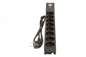 Listwa przeciwprzepięciowa LXARM 810, 3L, PDU, 1,5m, czarna Listwa przeciwprzepięciowa LXARM 810, 3L, PDU, 1,5m, czarna