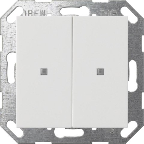 GIRA czujnik przyciskowy 2x KNX ONE System 55 czysta biel mat 517327 GIRA czujnik przyciskowy 2x KNX ONE System 55 czysta biel mat 517327