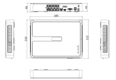 Rejestrator IP Hilook by Hikvision 8 kanałów 4MP NVR-8CH-H/8P biały Rejestrator IP Hilook by Hikvision 8 kanałów 4MP NVR-8CH-H/8P biały